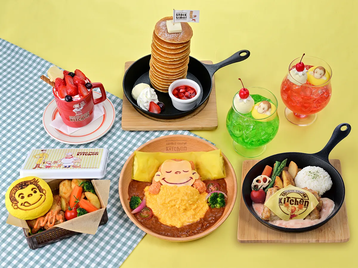 "Curious George Kitchen Hakata" Limited Time Opening